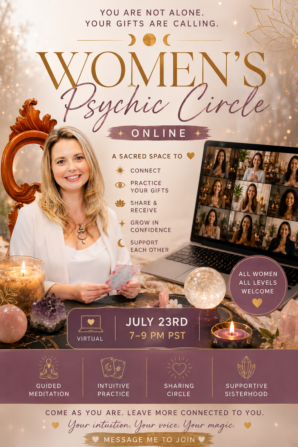 Women's Psychic Circle - Online